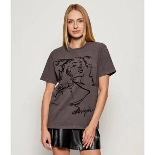 Desigual T-shirt TS_BUDAPEST Regular Fit - Koszulki i topy damskie - miniaturka - grafika 1
