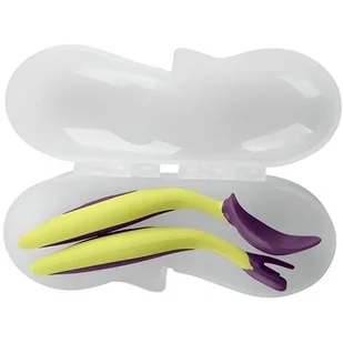 B.Box Pierwsze sztućce do nauki samodzielnego jedzenia passion splash BB00722 - Sztućce dla dzieci - miniaturka - grafika 1