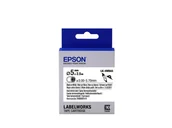 Etykiety do drukarek - Epson TAPE LK4WBA5 HST BLK C53S654904 - miniaturka - grafika 1