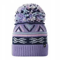 Czapki dla dzieci - Czapka dziecięca Reima Kirjoen Liliowa roz. 48 - miniaturka - grafika 1