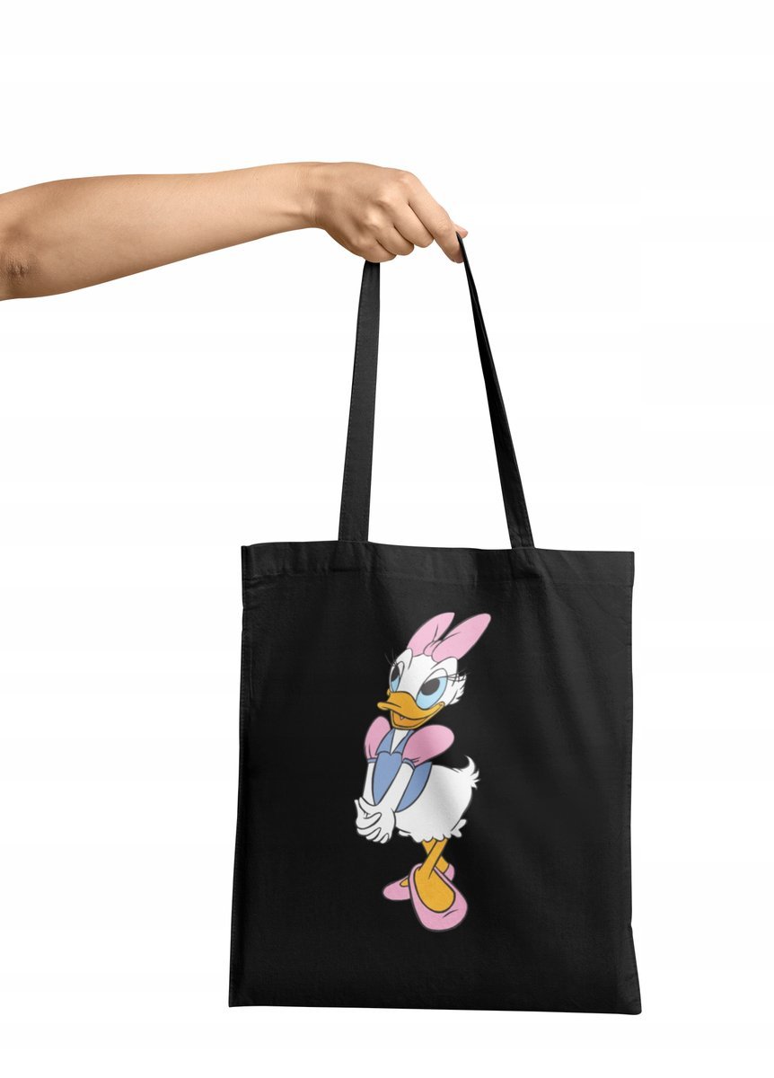TORBA SHOPPER MATERIAŁOWA NA RAMIĘ DAISY MINNIE PREZENT WYBÓR WZORÓW KOLORY