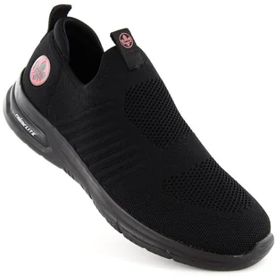 Komfortowe buty sportowe męskie wsuwane czarne Rieker B7365-00 - Buty sportowe męskie - miniaturka - grafika 1