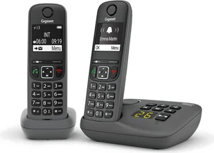 Gigaset AE690A Duo antracyt - Telefony stacjonarne - miniaturka - grafika 1