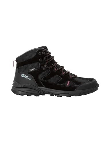 Jack Wolfskin Trail Hiker Texapore Mid W damskie buty trekkingowe, czarne, rozmiar 37,5 EU, czarny, 37.5 EU