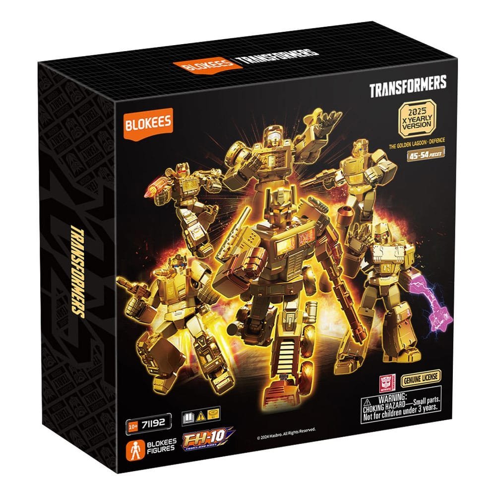 Zestaw 6 figurek do złożenia Transformers Blokees - Yearly Version 02 The Golden Lagoon Defence (2025)
