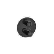 Baterie podtynkowe - ROCA A5A2E09CN0 T-1000 Bateria termostatyczna prysznicowa do ROCABOX, PVD titanium black - miniaturka - grafika 1