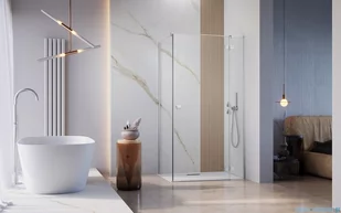 Radaway Essenza Kdj kabina 80x120cm prawa szkło przejrzyste 1385043-01-01R/1384054-01-01 - Kabiny prysznicowe - miniaturka - grafika 5