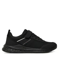 Buty dla chłopców - Sneakersy Tommy Hilfiger T3X9-34115-1845 D Czarny - miniaturka - grafika 1