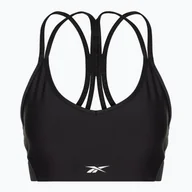 Bielizna sportowa damska - Biustonosz treningowy Reebok Lux Low Impact Bra black WYSYŁKA W 24H 30 DNI NA ZWROT - miniaturka - grafika 1