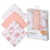 Pieluchy - Babyono Pieluszki Muślinowe Super Miękkie Bawełniane 3 szt. 3-Pak - miniaturka - grafika 1