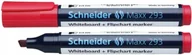 Zakreślacze - MARKER DO TABLIC SUCHOŚCIERALNYCH SCHNEIDER MAXX, CZERWONY, 10 SZTUK - miniaturka - grafika 1