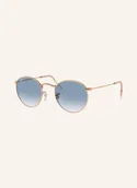 Okulary przeciwsłoneczne - Ray-Ban Okulary Przeciwsłoneczne rb3447 Round gold - miniaturka - grafika 1