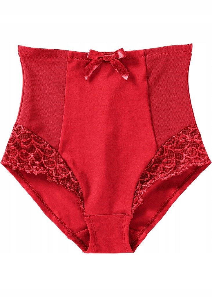 Figi modelujące sylwetkę z koronkowymi wstawkami rozmiar M