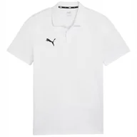 Koszulki męskie - Koszulka męska Puma Team Goal Casuals Polo biała 658605 04 2XL - miniaturka - grafika 1