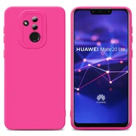 Etui i futerały do telefonów - Pokrowiec Cadorabo do Huawei MATE 20 LITE z różowym silikonowym etui TPU na telefon komórkowy - miniaturka - grafika 1