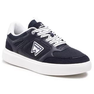 Sneakersy damskie - Wrangler Sneakersy Davis Basket WM11021A Navy/White 345 - grafika 1