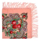 Apaszki i szaliki damskie - Chusta Damska Góralska Folkowa Szalik Kwiatowy Wzór Z Frędzlami Wiosenna - miniaturka - grafika 1