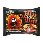 Zupy w płynie - GOONG 117G BULDOG 2XSPICY ZUPA BŁYSKAWICZNA NUDLE - miniaturka - grafika 1