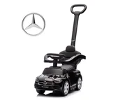 Chodziki - Milly Mally Pojazd z rączką MERCEDES C-Class Deluxe Black - miniaturka - grafika 1