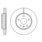 Tarcze hamulcowe - Roadhouse Tarcza hamulcowa 61285.10 - miniaturka - grafika 1