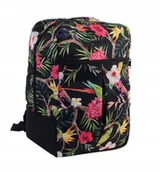 Plecaki - ﻿Plecak podróżny 40x20x25 do samolotu lekki RYANAIR WIZZAIR BAGAŻ PODRĘCZNY - miniaturka - grafika 1