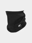 Apaszki i szaliki męskie - 4F Bandana softshell wiatroodporna uniseks - czarna Uniwersalny - miniaturka - grafika 1