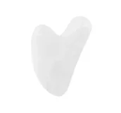 Masażery - DENI CARTE GUA SHA PŁYTKA DO MASAŻU TWARZY BIAŁY KWARC - miniaturka - grafika 1