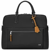 Torby na laptopy - Roncato Biz Briefcase 42 cm komora na laptopa black - miniaturka - grafika 1