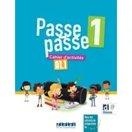 Książki do nauki języka francuskiego - Passe-Passe 1 ćwiczenia + didierfle.app A1.1 - miniaturka - grafika 1