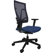 Fotele i krzesła biurowe - Fotel Obrotowy Biurowy 4ME-MESH-BL-SOFT-SEAT-SFB1 Nowy Styl - miniaturka - grafika 1