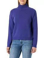 Swetry damskie - Pinko Damski sweter Dolcetto 1 100% kaszmir, F47_Blue Spectrum, XS - miniaturka - grafika 1