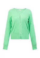 Swetry damskie - myMo Kardigan damski 12426724, jasnozielony, XS - miniaturka - grafika 1