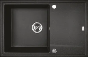 Zlewozmywak Laveo SBEA711T ZLEW MEGALO GRANITOWY CZARNY 50X78 1KOM + OC, SYFON, BATERTIA BKZ_768// ZL.KUCH.SBEA711T - Zlewozmywaki - miniaturka - grafika 1