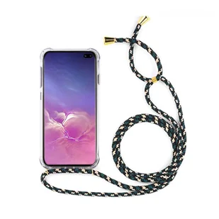 Etui z łańcuszkiem na telefon Samsung Galaxy S20 Plus 6,7 cala o regulowanej długości Cienka osłona Etui ochronne Zewnętrzna torba na ramię wykonana z TPU Odporna na wstrząsy Dodatkowa ochrona Wytrzymała - Etui i futerały do telefonów - miniaturka - grafika 1