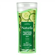 Szampony do włosów - Naturia szampon-żel pod prysznic 2w1 Ogórek i Aloes 100ml - miniaturka - grafika 1