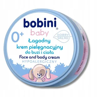 Bobini Baby łagodny krem pielęgnacyjny do ciała i buzi 75ml - Balsamy i oliwki dla dzieci - miniaturka - grafika 1