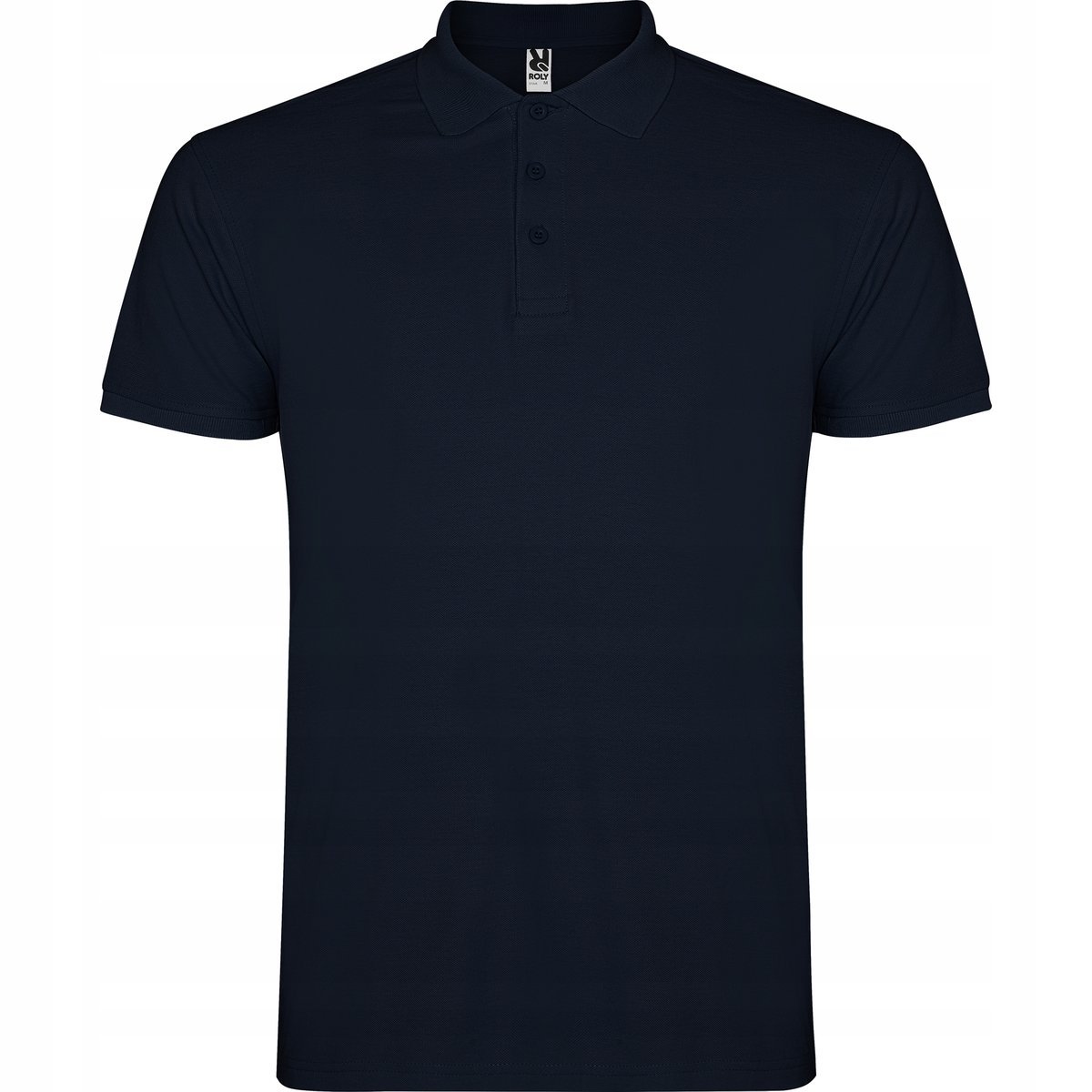 Koszulka POLO Męska Bawełna PIQUE Roly STAR 6638 GRANAT Navy L