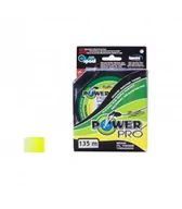 Żyłki wędkarskie - Plecionki Power Pro Hi-Vis Yellow 135m 0,08 mm - miniaturka - grafika 1