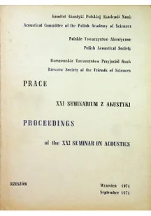 Xxi Seminarium Z Akustyki - Biografie i autobiografie - miniaturka - grafika 1