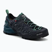 Buty trekkingowe damskie - Buty trekkingowe damskie Salewa Wildfire Edge GTX niebieskie 61376 - miniaturka - grafika 1