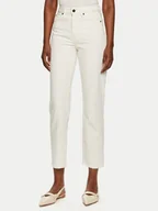 Spodnie damskie - Tommy Hilfiger Jeansy Classic WW0WW40642 Écru Straight Fit - miniaturka - grafika 1