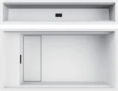 Zlewozmywaki - ELLECI zlew DIALOGO 360 + CANALE white K96 KERATEK (LKD36096BKM+LKDC8696BKM) - miniaturka - grafika 1