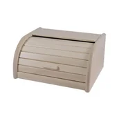 Chlebaki - Chlebak drewniany duży 39 x 29 x 18 cm beżowy - miniaturka - grafika 1