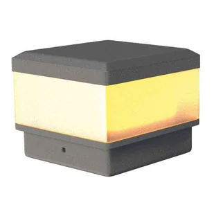 Lampa LED na daszek słupka 10 x 10 cm antracyt - Lampy ogrodowe Lampa LED na daszek słupka 10 x 10 cm antracyt - Lampy ogrodowe - miniaturka - grafika 1