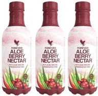 Soki i napoje niegazowane - Tripak Forever Aloe Berry Nectar 3 x 1 l - miniaturka - grafika 1