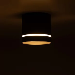 Natynkowy spot tuba w kolorze czarnym TK 4351 z serii JET BLACK - Lampy sufitowe - miniaturka - grafika 3