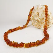 Naszyjniki - 7640-11 Naszyjnik Bursztyn Bałtycki - miniaturka - grafika 1