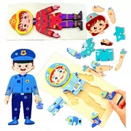 Układanki dla dzieci - DUŻE PUZZLE 3D UKŁADANKA ZAWODY ZESTAW 4 SZT. - miniaturka - grafika 1