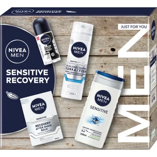 Nivea Sensitive Recovery Collection Zestaw męskich kosmetyków - Zestawy kosmetyków męskich - miniaturka - grafika 1