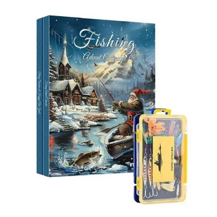 Kalendarz adwentowy Sprzęt wędkarski Świąteczne sprzęty wędkarskie Kalendarz odliczania Wielofunkcyjne przynęty wędkarskie ze schowkiem Jak pokazano - Ozdoby bożonarodzeniowe Kalendarz adwentowy Sprzęt wędkarski Świąteczne sprzęty wędkarskie Kalendarz odliczania Wielofunkcyjne przynęty wędkarskie ze schowkiem Jak pokazano - Ozdoby bożonarodzeniowe - miniaturka - grafika 1